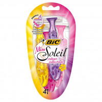 Станки для бритья Miss Soleil Colour одноразовые 4шт