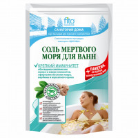 Санаторий дома Соль для ванн Мертвого моря Крепкий иммунитет 500г+30г