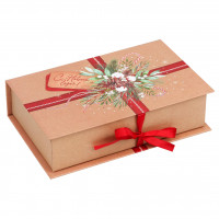 Коробка‒книга Рождество 20*12,5*5см