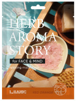 Herb Aroma Story Тканевая маска с экстрактом красного апельсина и эффектом ароматерапии 25мл