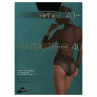 Колготки Fantastico 40den, Nero черный 4р ажурные трусики