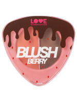 Палетка для контуринга лица BlushBerry, тон 01 strawberry shortcake / коричневый, персиковый