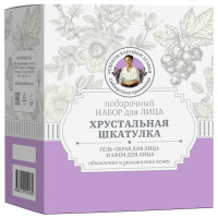 Набор для лица Хрустальная шкатулка (Гель-скраб для лица 50мл + Крем для лица 50мл)