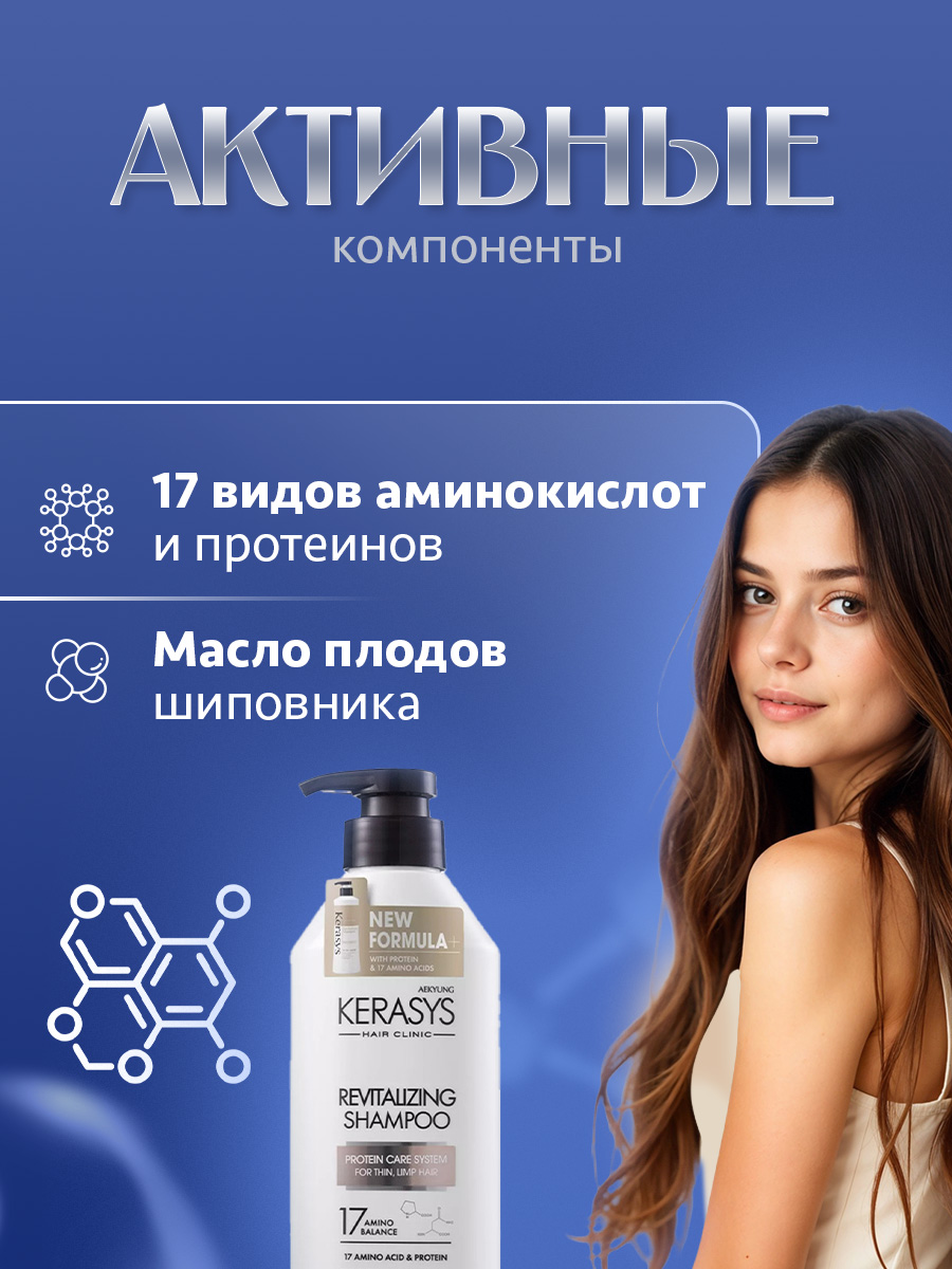 Hair Clinic System Шампунь для волос Оздоравливающий 400мл