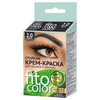Fito Color Крем-краска для бровей и ресниц Графит