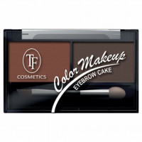 Набор теней для коррекции бровей Eyebrow Cake, тон 01 Brown/коричневая гамма