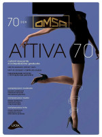 Колготки Attiva 70den, Nero черный 5р