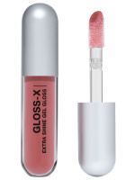 Гель-блеск для губ Gloss-X, тон 10 Tech noir / коричневый нюд