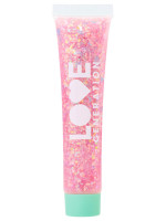 Глиттер-гель для лица We Love Glitter, тон 02 розовый